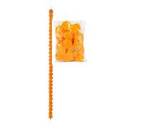 Frfik Guirlande de fleurs - Guirlande de soucis | 1,5 m de long en PVC de 30 couches de fleurs artificielles pour décoration murale, maison, mariage