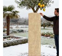 Frfik Housses De Protection Contre Le Gel des, Toile De Jute Anti-Gel, Protecteur Hivernal Respirant pour, pour Arbres Fruitiers Légumes Tomates Jardin Arbustes Patio Jardinage Temps