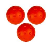 Frfik Lot de 3 balles de pickleball silencieuses en mousse souple de 74 mm pour une utilisation en intérieur et en extérieur, cour, terrasse, parc et salle de sport