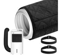 Frfik Manchon Isolant pour Tuyau de Climatisation - Manchon Isolant pour Conduit de Ventilation,Protecteur Pour Conduits Pour Bâtiments Commerciaux Cuisine Maison Sous-Sol Chambre Hiver Été