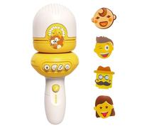 Frfik Microphone,Haut-Parleur Microphone Modulateur de Voix pour - Dispositif de Chant avec Enregistrement et Musiques Intégrées pour Filles et Garçons à Partir de 3 Ans