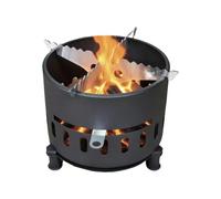 Frfik Mini Réchaud à Alcool | Petit Foyer Portable pour Camping Chaufferette | Mini Réchaud À Alcool Pour Camping | pour Randonnée Sac à Dos Pique-nique Survie Patio Plein Air