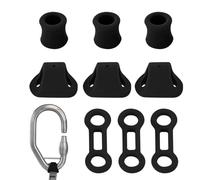 Frfik Outils De Verrouillage pour Cordes Et Mousquetons d'escalade | Robustes en Silicone avec Sécurité Améliorée,Kit De Fixation De Cordage De Sauvetage avec Stop Cordes - pour Arboriste Grimpeur