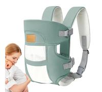 Frfik Porte-bébé thoracique, respirant avec support de tête, support de tête ergonomique pour plage, shopping, voyage en avion, maison et nature - idéal pour l'allaitement et les tâches ménagères