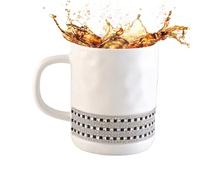 Frfik Rhinestone Mug - 300mls Stylish Beverage Mug - 400g Ceramic Tea Cups - Rhinestones Ceramics Travel Mugs - Living Room Study, Milk Drinking Containers