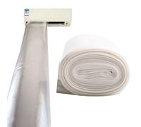 Frfik Sac de guidage pour climatiseurs - Canal de guidage de 16 m pour climatiseurs - Accessoires découpables pour une utilisation dans la salle de classe, la chambre à coucher, l'hôtel, la salle