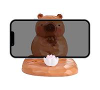 Frfik Support de téléphone en résine Mignon - Support Mobile pour Mini | Ornement de Bureau avec des Motifs de Motivation « Retire Soon », « Everything Goes Smoothing » | Cadeau décoratif de