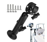 Frfik Support stabilisateur de moteur à la traîne - Support réglable à 360 degrés pour bateau, remorque, garage, kayak