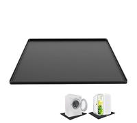 Frfik Tapis de Frigo Mini en Silicone, Protège-Sol pour Réfrigérateur 60x60x1.5cm, Protection Silicone Pour Cave À Vin Cuisine Salle De Bain Sèche-Linge Machine À Laver