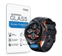 Frgnie Lot de 3 films de protection d'écran en verre trempé pour montre intelligente OUKITEL BT10 1,43" (3,5 cm) Dureté 9H pour montre intelligente BT10