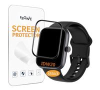 Frgnie Lot de 3 films de protection d'écran pour montre intelligente IDW20 1,91" (3 pièces) incurvé, compatible avec Yoever, Fitpolo, Toobur Fitness Watch