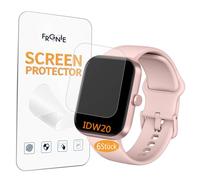Frgnie Lot de 6 films de protection d'écran compatibles avec la montre intelligente Fitpolo IDW20 1,91" (1,91") en TPU flexible, compatible avec Yoever, ENOMIR, protection d'écran sans bulles