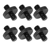 Frgyee 6 pcs Vis Trepied 1/4" mâle à 1/4" mâle Fileté Adaptateur de Vis de Caméra Standard pour Appareil Photo/Monopode/Trépied/Cage de Caméra/Rotule/Stand de la Lumière