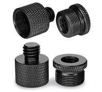 Frgyee Adaptateur Micro 5/8 vers 3/8 Adaptateur à Vis Filetage 4 PCS Pour Support de Microphone et Trépied d'Appareil Photo