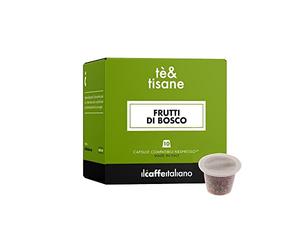 FRHOME - 50 Capsules compatibles Nespresso - Tisane fruits rouge - Il Caffè Italiano
