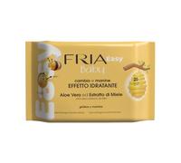 Fria Easy Baby Lot de 20 lingettes pour couches à l'aloe vera et à l'extrait de miel avec effet hydratant sur la peau, testées dermatologiquement