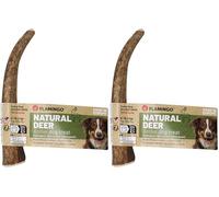 friandise Chien - Snack Nature Bois de cerf Easy - Taille S - 25g - Bois scié - accès Facile à la moelle - Origine Europe (Lot de 2)