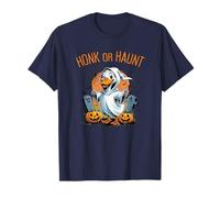 Friandise Ghost Trick d'halloween Honk Or Haunt Silly Goose T-Shirt