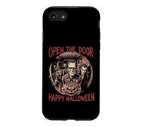Friandise Open The Door Happy Halloween Monsters Coque pour iPhone SE (2020) / 7/8