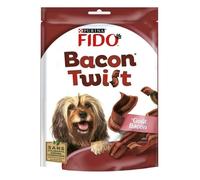 Friandise pour chien - FIDO - Bacon twist - Récompense - Sachet de 120 g