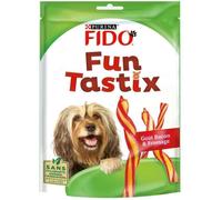 Friandise pour Chien - FIDO - Fun Tastix Jambon et Fromage - 150G - Lot de 4 - Adulte
