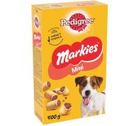 Friandise pour Chien - PEDIGREE - Markies Mini - Biscuits fourrés - 12 boîtes de 500g - Omega 3 et Vitamines E