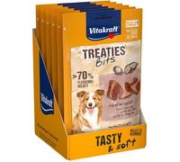 Treaties Bits Friandise pour chien au Pate de foie - Lot de 6 sachets de 120g