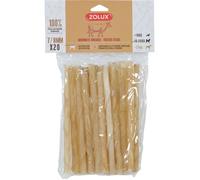 Friandise pour chien - ZOLUX - Bâtonnet torsadé - Pack de 20 - Pour chiens jusqu'à 25kg - 100% peau de bovin
