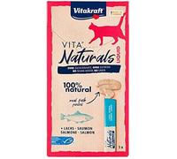 Friandise - VITAKRAFT - VitaNaturals Creamy - Saumon - 5 sachets de 15g - Naturelle