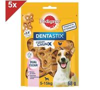 Friandises à mâcher pour chien PEDIGREE Dentastix Chewy Chunx 5x68g