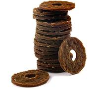 Friandises en Peau de Bœuf pour Jouet Busy Buddy pour Chien - PetSafe - 16 Anneaux par Sachet - Taille C