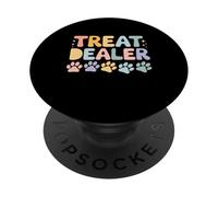 Friandises Pattes Amoureux des animaux Happy PopSockets PopGrip Adhésif