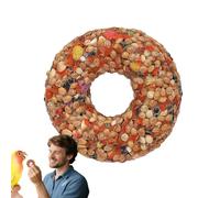 Friandises pour Calopsittes,Jouets pour Perruches | Distributeur de Anneau à Mâcher Jeu de Fourrage Accessoires de Cage Ludiques pour Enrichissement Volière