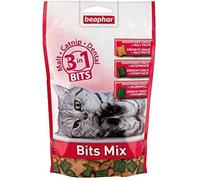 Friandises Pour Chat - Beaphar - Bits Mix - 3 En 1 - Malt - Catnip - Dental - 150 G