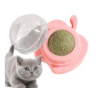 Friandises pour chats, boules d'herbe à chat, boule à lécher l'herbe à chat - Boule d'énergie pour chat, décoration murale pour chat, chaton avec infusion d'herbe à chat