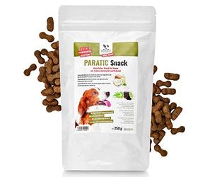 Friandises pour chien Dogs Heart AntitiquesDéfense naturelle contre les tiques puces et acariens à l'huile de cumin noir Convient aussi aux chiots.Pour un mois 250 g pour un chien d'environ25 kg.