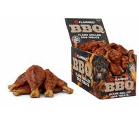 friandises pour Chien - Flamingo BBQ côtelette au Poulet - M 11 x 7 x 1 cm - 1,9 kg Display - sans Gluten - sans céréales - sans sucres ajoutés - avec Fibres