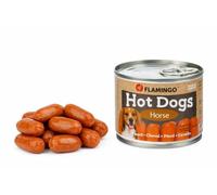 friandises pour Chien - Flamingo Cocktail Mini saucisses au Cheval - 12 pcs 120 g - sans Sucre - sans colorants ni arômes ajoutés - fabriqué en Europe - Facile à mâcher