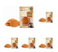 friandises pour Chien - Flamingo Hapki Chips Poulet & légumes - 5 cm - 85 g - sans sucres ajoutés (Lot de 5)