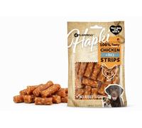 friandises pour Chien - Flamingo Hapki lanières Poulet & Riz - 85 g - sans sucres ajoutés