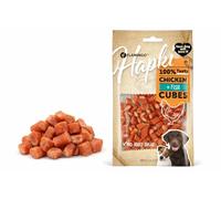 friandises pour Chien - Flamingo Hapki Morceaux Poulet & Poisson - 85 g - sans sucres ajoutés