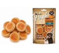 Friandises pour Chien - Hapki Chips au Poulet & Poisson - sans céréales - 85 g - Flamingo