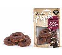 Flamingo Snack Hapki - Donut au Canard - 95 g - Idéal pour Labrador, Beagle, Golden Retriever, Jack Russell, Bouledogue Français