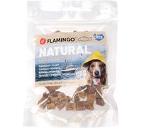 Friandises pour Chien - Morceaux de cabillaud et Homard - 75 g - Nature - sans Gluten - Riche en oméga 3 & 6 - Flamingo
