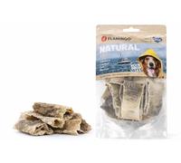 Friandises pour Chien - Peau de cabillaud Courte - 60 g - Nature - sans Gluten - Riche en oméga 3 & 6 - Flamingo