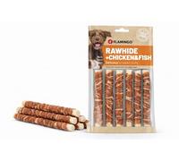 friandises pour Chien - R'Hide bâtonnets au Poulet & cabillaud 15 cm - Ø 1 5 cm - 6 pcs - 180 g - sans Gluten - sans céréales - sans sucres ajoutés