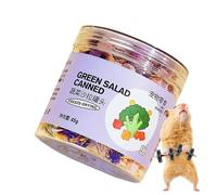 Friandises pour Petits Animaux | 45g Jouets à mâcher Snacks pour Lapin | Jouets molaires pour Petits Animaux, Jouet de meulage de Dents, 10 Types, Hamster à mâcher pour Hamsters Robots Nains syriens