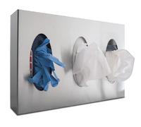 fricosmos - Distributeur de 3 boîtes de gants et/ou Tissues dimensions : 386 x 81 x 260 mm - 080420