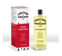 Foucaud - LA FRICTION - Lotion corporelle, Soulage, apaise, détend, rafraîchit, 7 Huile essentielle 100% naturelle - Huile corps - Marque Française depuis 1946 - Flacon Verre 500ml