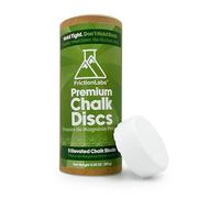 Friction Labs Disques de Craie Blocs de Craie de qualité supérieure pour l'escalade, l'haltérophilie, la Gymnastique et Le Bowling - Craie de Gymnastique Non salissante - 5 Blocs de 24 g (0,85 oz)